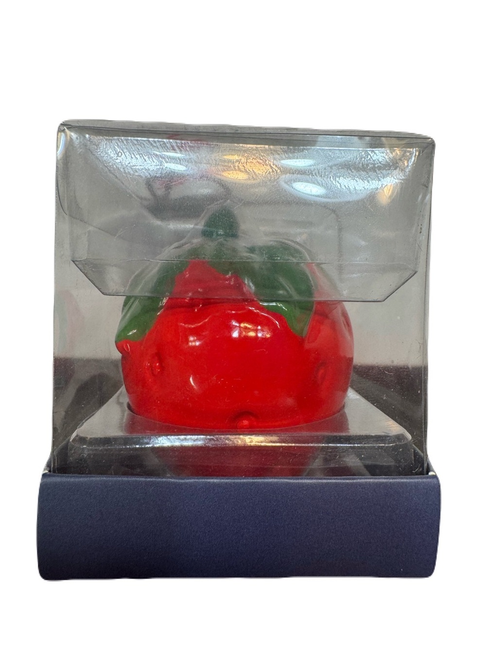 Boston Warehouse Red Strawberry Ceramic Salt and Pepper Shaker Set - Picture 3 of 4